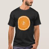 Oranje vruchtensap Easy Clever Halloween kostuum T T-shirt (Voorkant)