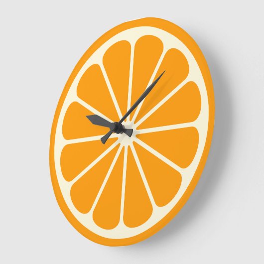 Oranje vruchtensap grote klok (Hoek)