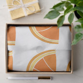 Oranje vruchtensap tissuepapier (Geschenk)