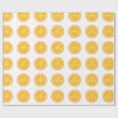 Oranje vruchtensap Verpakkingspapier Cadeaupapier (Vlak)