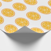 Oranje vruchtensap Verpakkingspapier Cadeaupapier (Hoek)