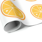 Oranje vruchtensap Verpakkingspapier Cadeaupapier (Rol Hoek)