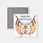 Oranje-Vrystaat Magneet (Voorkant / Achterkant)