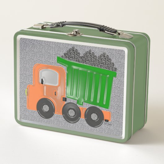 Oranje vuilniswagens (Voorkant)