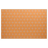 Oranje vuurpaisleypatroon stof (Yard (91,4 cm))