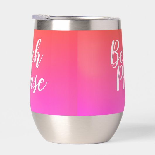 Oranje warmroze ombre (Rechts)