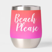 Oranje warmroze ombre (Achterkant)