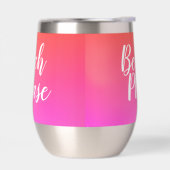 Oranje warmroze ombre (Links)