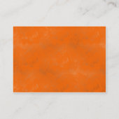 Oranje was - Gepersonaliseerd Visitekaartje (Achterkant)