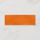 Oranje was mini visitekaartje (Achterkant)