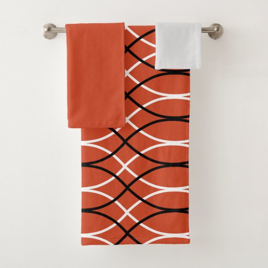 Oranje washanddoekset bad handdoek (Insitu)