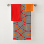 Oranje washanddoekset bad handdoek (Insitu)