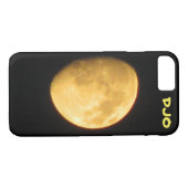 Oranje wasmaan Case-Mate iPhone case (Achterkant (Horizontaal))