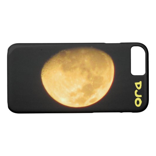 Oranje wasmaan Case-Mate iPhone case (Achterkant (Horizontaal))