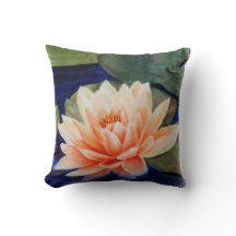 ORANJE WATER LILY PILLOW