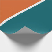 Oranje waterdamppapier cadeaupapier (Hoek)