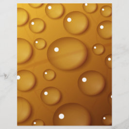 Oranje waterdruppelstructuur