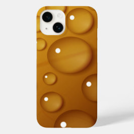 Oranje waterdruppelstructuur Case-Mate iPhone case