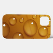 Oranje waterdruppelstructuur Case-Mate iPhone case (Achterkant (horizontaal))