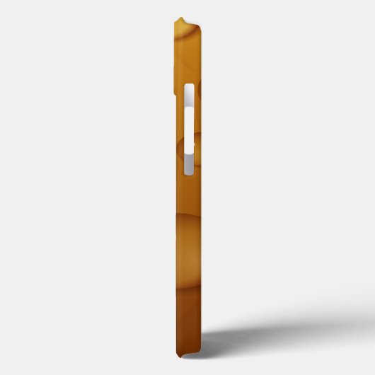 Oranje waterdruppelstructuur Case-Mate iPhone case (Achterkant / Links)