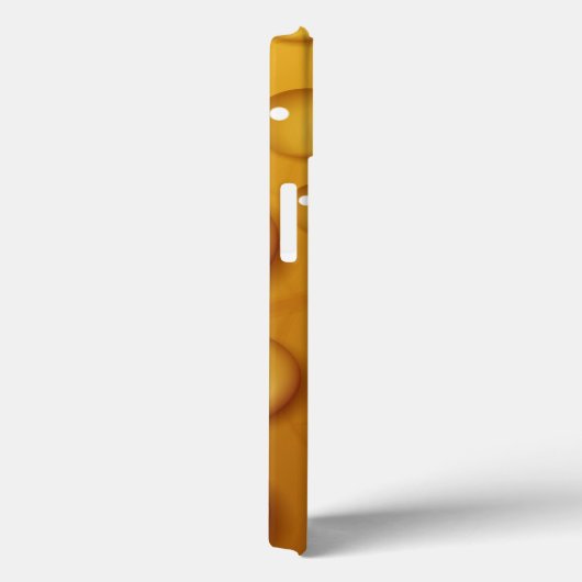 Oranje waterdruppelstructuur Case-Mate iPhone case (Achterkant / Rechts)