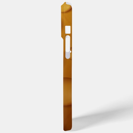 Oranje waterdruppelstructuur Case-Mate iPhone case (Achterkant / Links)