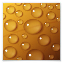 Oranje waterdruppelstructuur