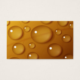 Oranje waterdruppelstructuur visitekaartjes