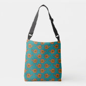 Oranje Watering Can met Zonnebloem Crossbody Tas (Voorkant)