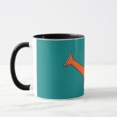 Oranje Watering Can met Zonnebloem Mok (Links)