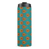 Oranje Watering Can met Zonnebloem
