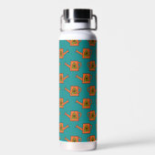 Oranje Watering Can met Zonnebloem Waterfles (Achterkant)