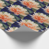 Oranje waterloperventilator cadeaupapier (Hoek)