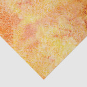 Oranje Waterverf Achtergrond Tissuepapier (Detail)