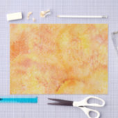 Oranje Waterverf Achtergrond Tissuepapier (Craft)