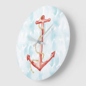 Oranje Waterverf Anchor Grote Klok (Hoek)