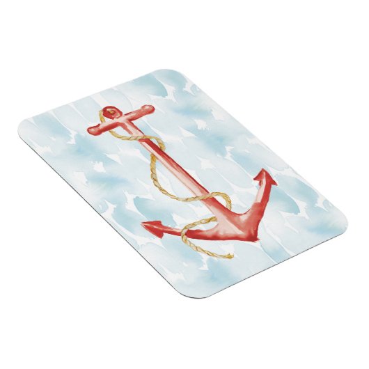 Oranje Waterverf Anchor Magneet (Rechterzijde)