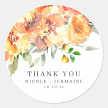 Oranje Waterverf bloemen Weddenschap