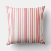 Oranje Waterverf Floral/Stripe Pillow Kussen (Achterkant)
