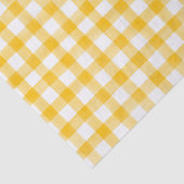 Oranje Waterverf Gingham Tissuepapier (Detail)