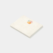 Oranje Waterverf — Herfst — verraad Post-it® Notes (Schuin)