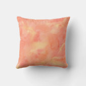 Oranje Waterverf Kussen (Achterkant)