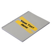 Oranje Waterverf Slag Notitieboek (Linkerzijde)