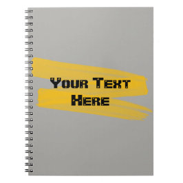 Oranje Waterverf Slag Notitieboek