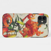 Oranje Waterverf Tiger Lily 1 Case-Mate iPhone Case (Achterkant (horizontaal))