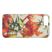 Oranje Waterverf Tiger Lily 1 Case-Mate iPhone Case (Achterkant (Horizontaal))