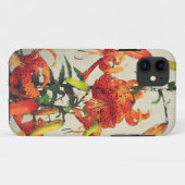 Oranje Waterverf Tiger Lily 1 Case-Mate iPhone Case (Achterkant (horizontaal))