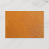 Oranje Waterverf van citrusvruchten Informatiekaartje (Achterkant)