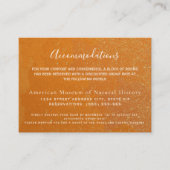 Oranje Waterverf van citrusvruchten Informatiekaartje (Voorkant)