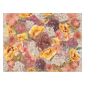 Oranje Waterverf van de herfst van de Herfst Burgu Tafelkleed (Voorkant (Horizontaal))